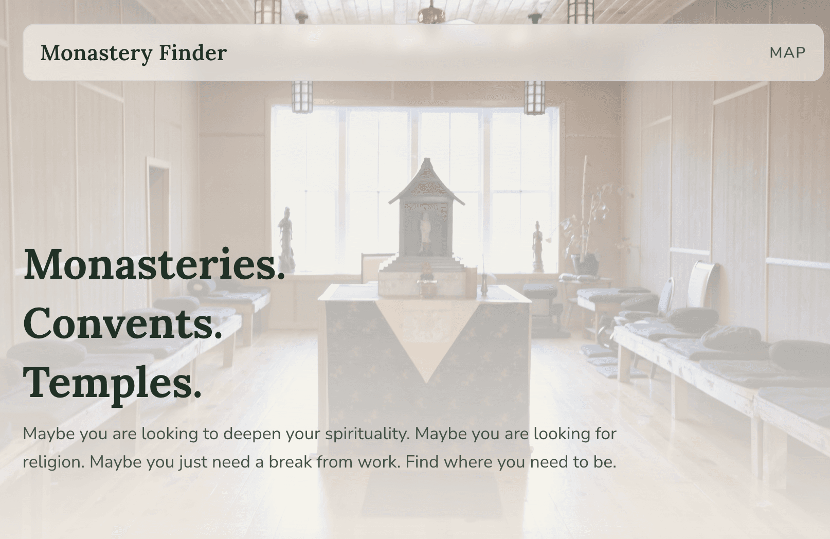 Monastery Finder